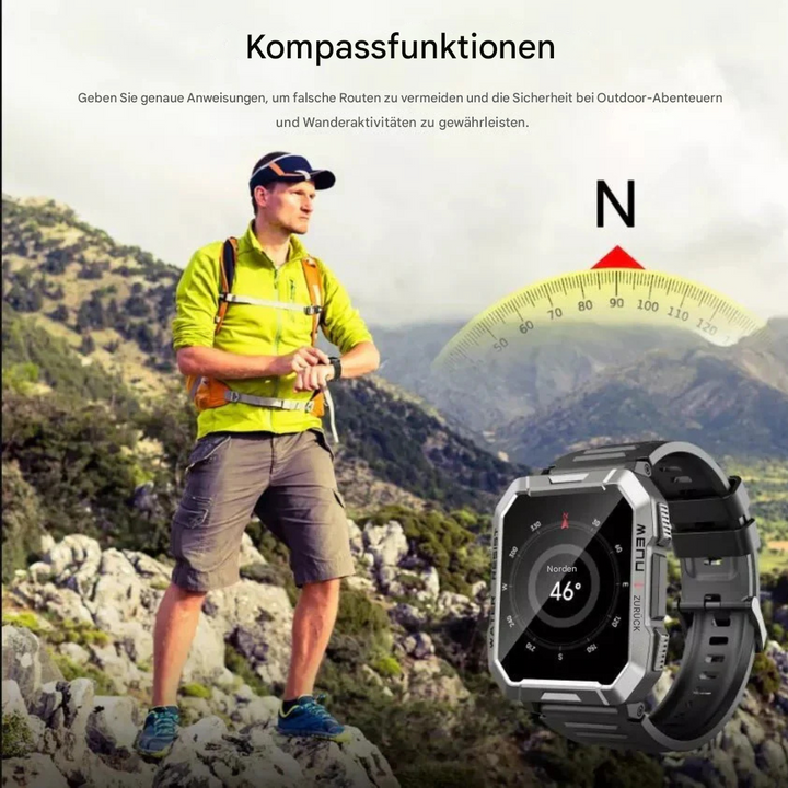 Robust Smartwatch for Adventurers - TrailMate
