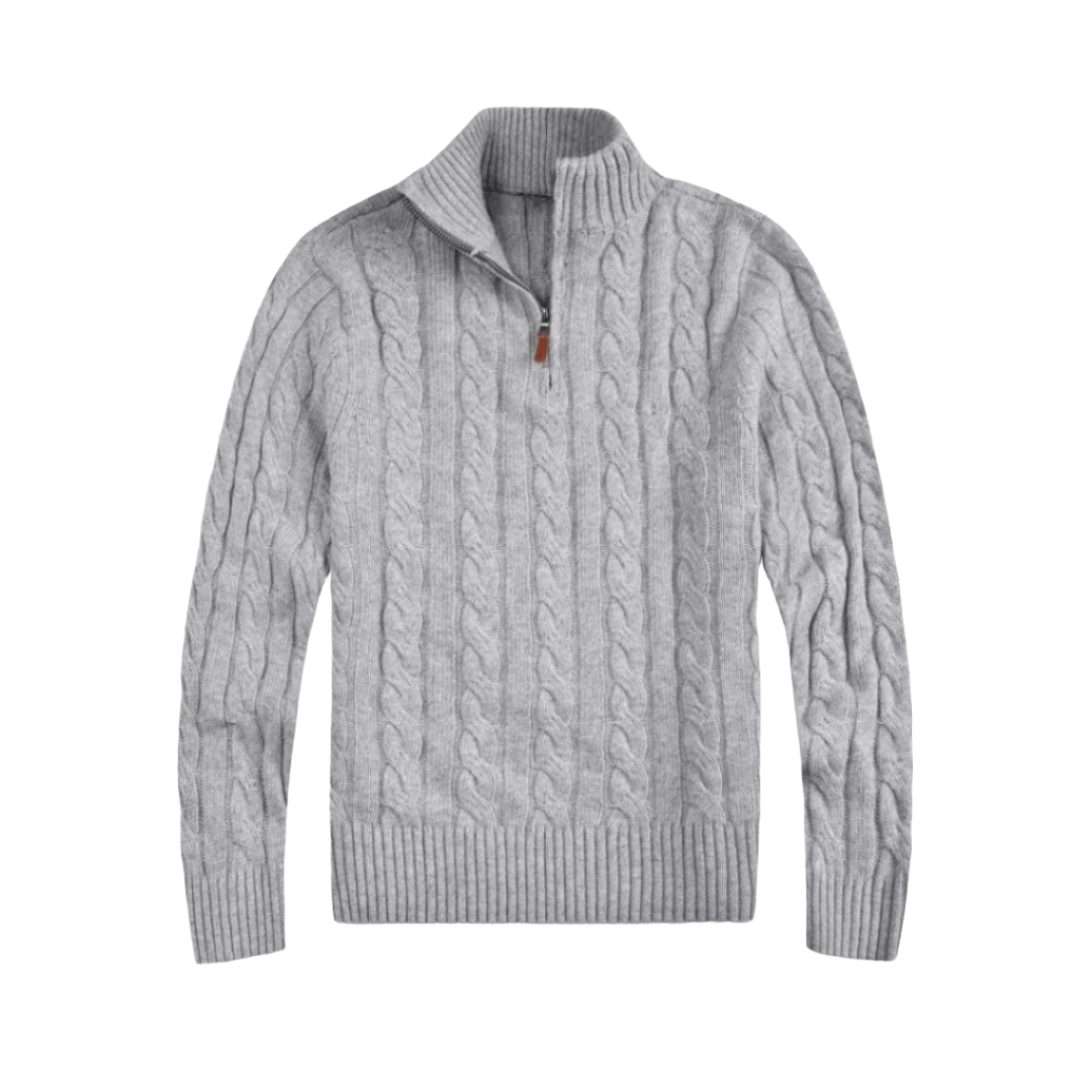 Behagelig herre half-zip pullover - Vincent
