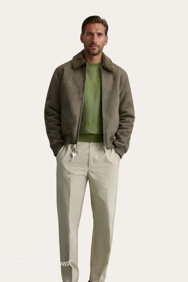 Stylish Winter Bomber Jacket - Nolan