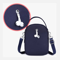 Bolso clásico de mujer con mucho espacio de almacenamiento - Celeste