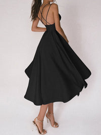 Strappy V-Ausschnitt Kleid - Noa