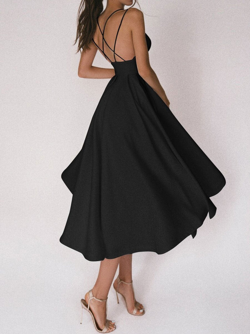 Strappy V-Ausschnitt Kleid - Noa