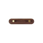 Wandgarderobe aus Holz mit Messinghaken - LignaHook