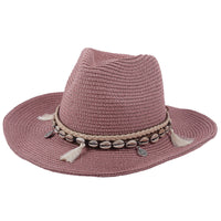 Light summer hat with shells and tassels – Jasmine
