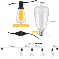 Waterproof LED String Lights - LumiGlow