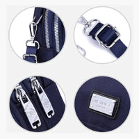 Bolso clásico de mujer con mucho espacio de almacenamiento - Celeste