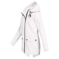 Trendige Damen Regenjacke mit Kapuze - Liora