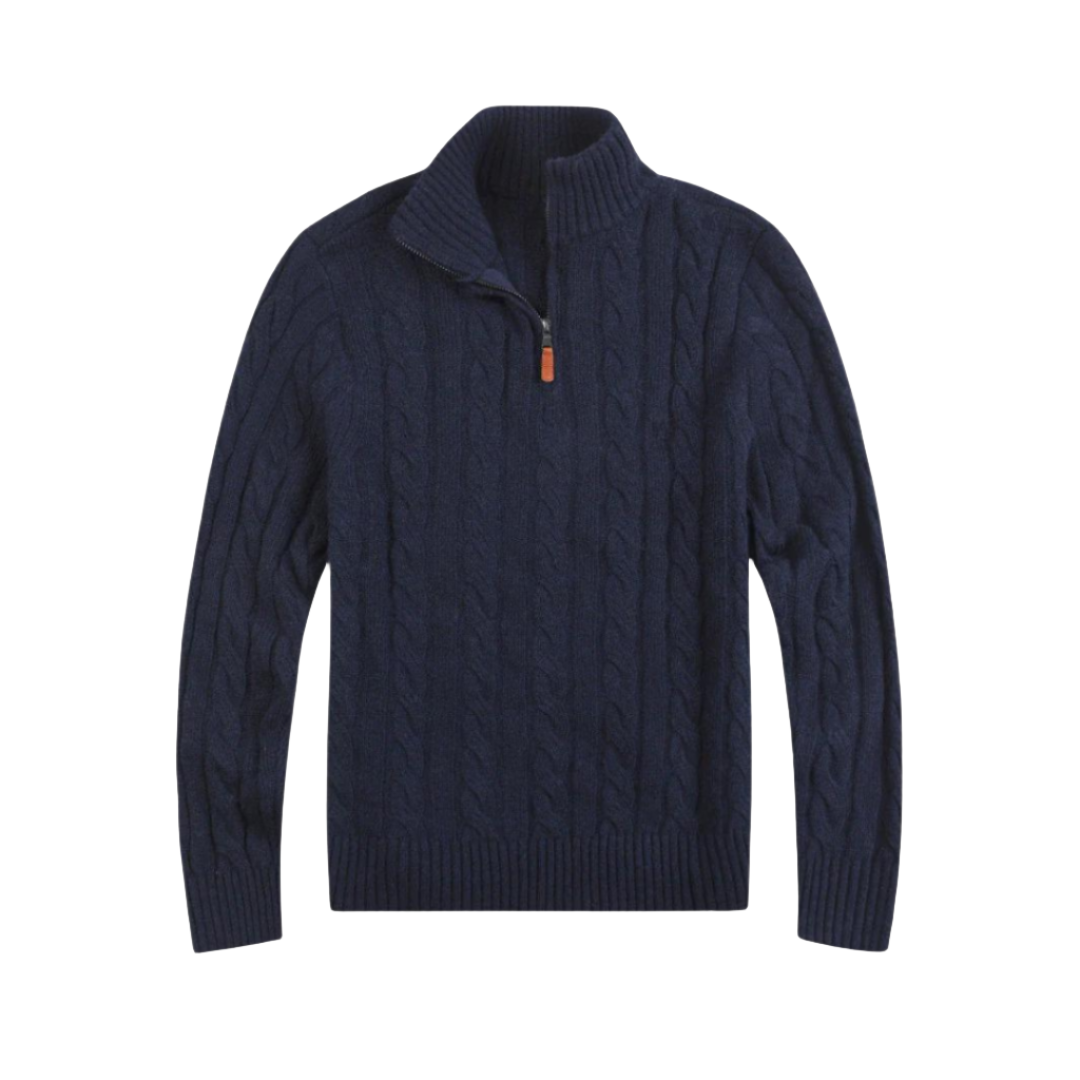Behagelig herre half-zip pullover - Vincent