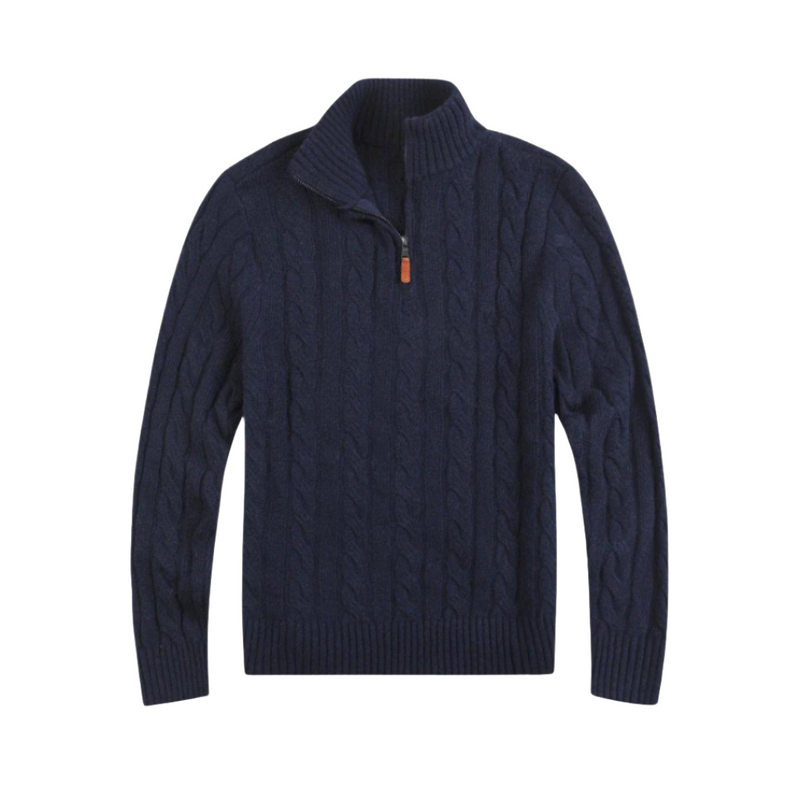 Behagelig herre half-zip pullover - Vincent