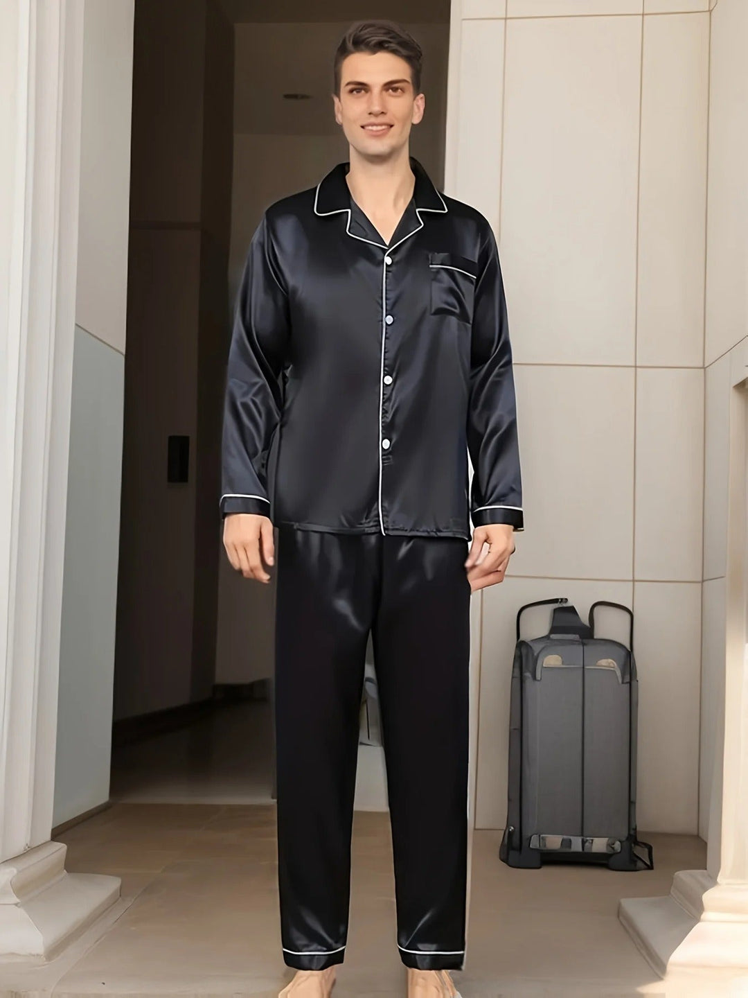 Men's Satin Pajamas – Adrian