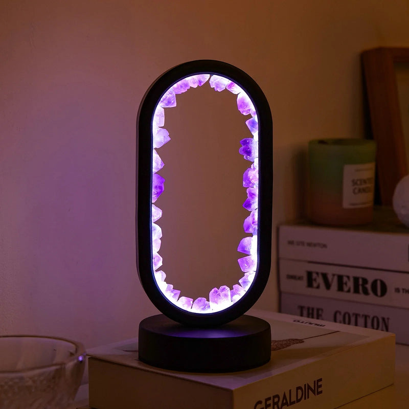 Håndlavet ametystlampe - Serenith