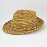 Stylish women's summer hat made of lightweight feather grass – Maddy