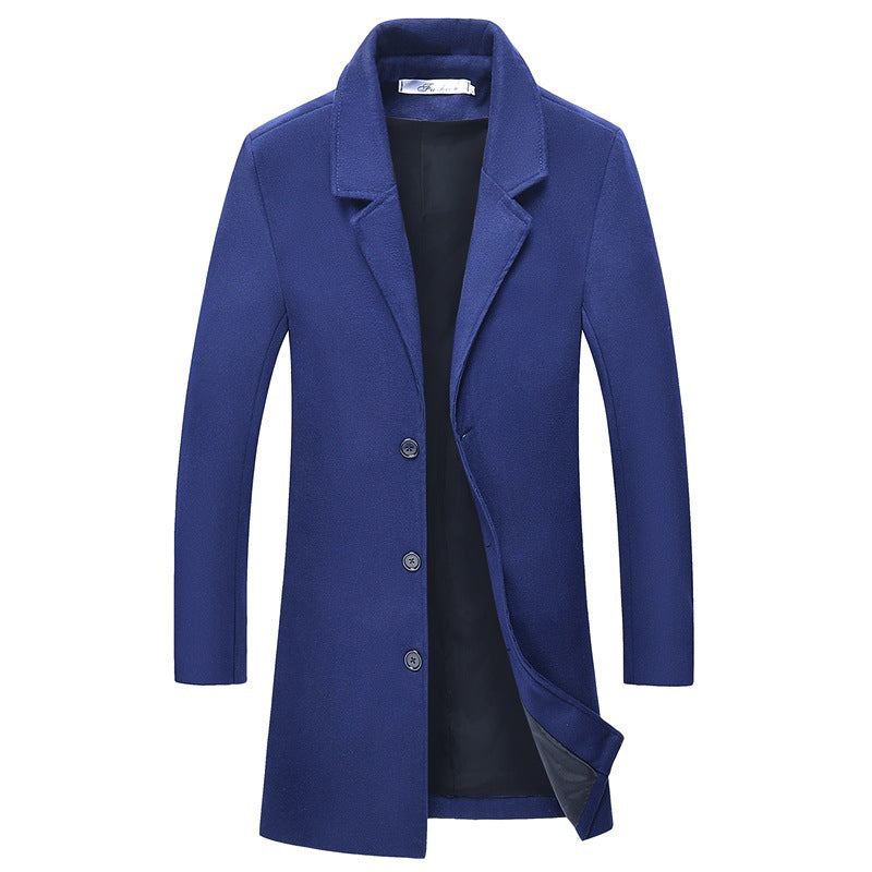 Abrigo de paño para hombre – otoño e invierno – Tomas
