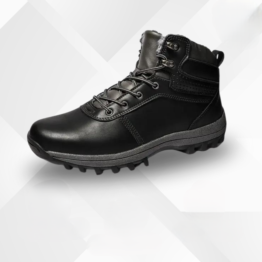 Autumn-Winter Boots with Cold Protection and Autumn Leaf Design – Leonardo