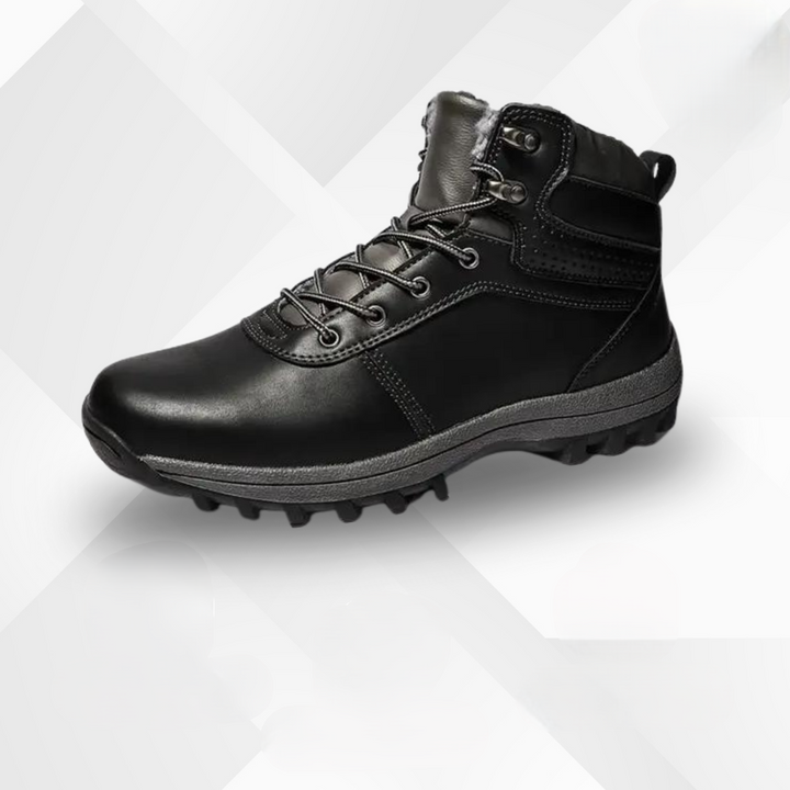 Autumn-Winter Boots with Cold Protection and Autumn Leaf Design – Leonardo