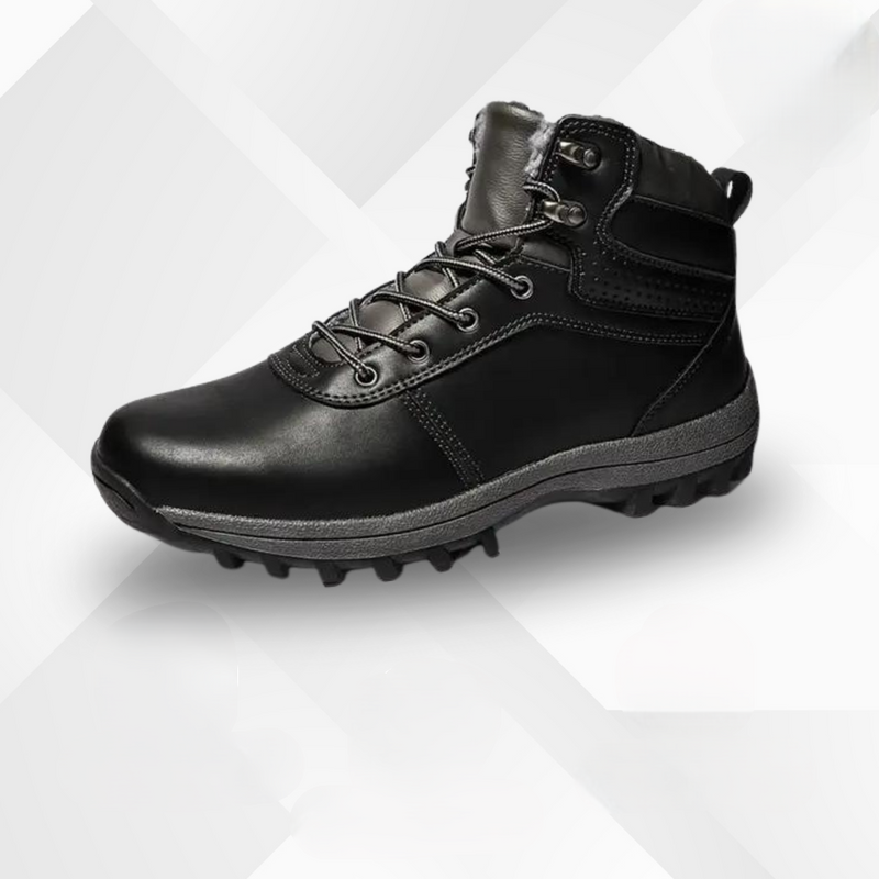 Autumn-Winter Boots with Cold Protection and Autumn Leaf Design – Leonardo