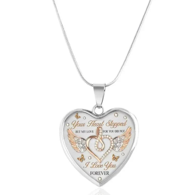 Engraved Heart Necklaces – Sofie "Forever"