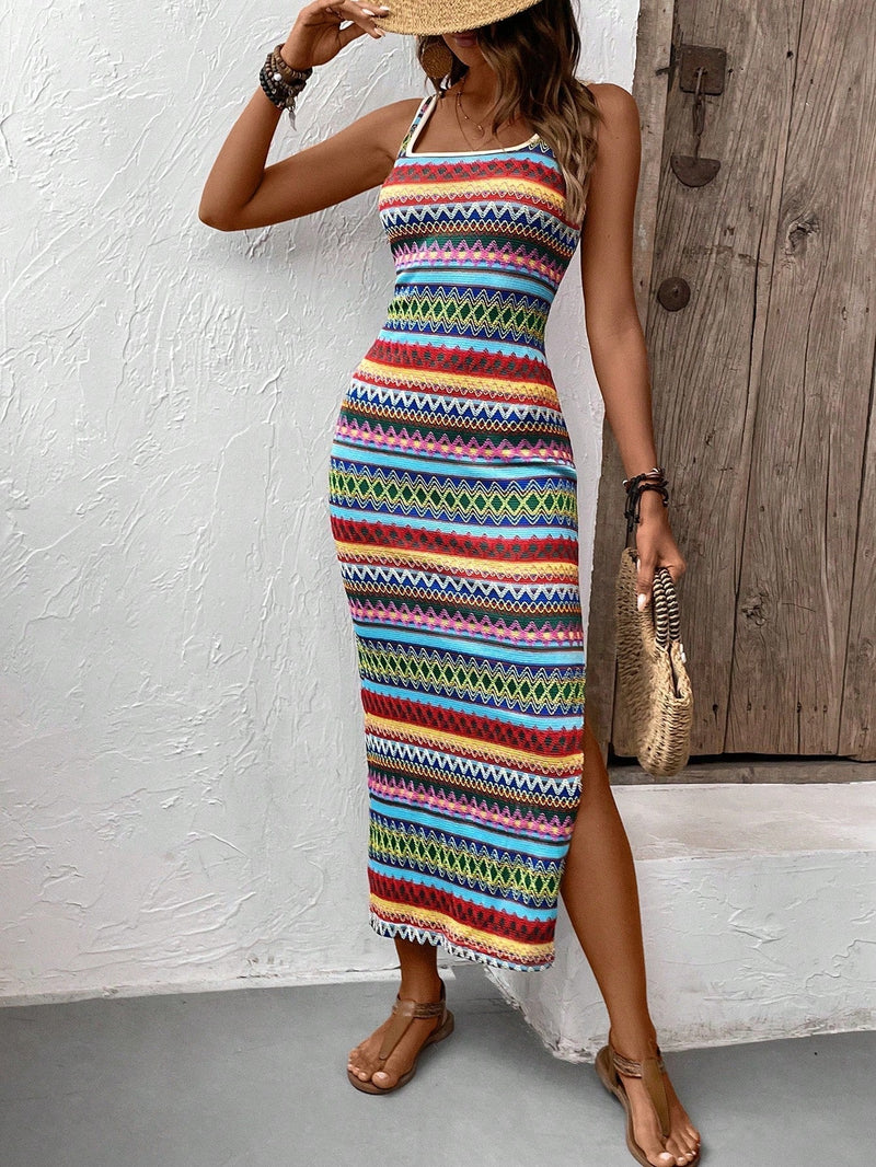 Ibiza-stil strandkjole med boheme-flair – Solea