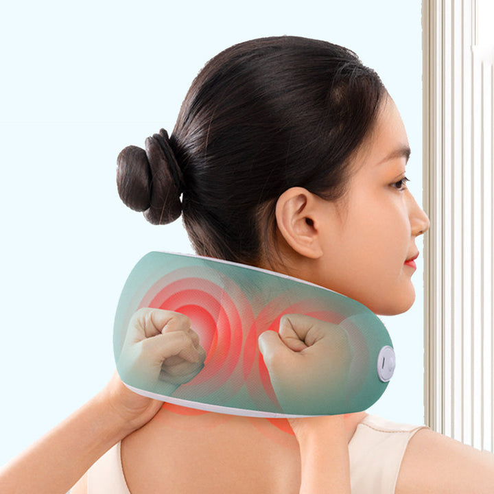 Rechargeable Heating Pad with Neck Massage - CozyTherm