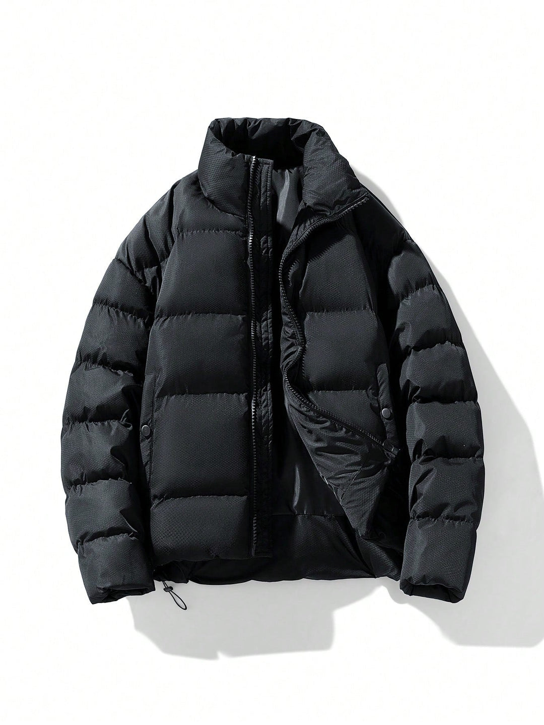 Oversize fluorescerende herre-vinterjakke – Vigoro