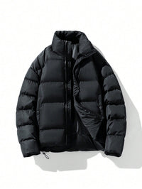 Oversize fluorescerende herre-vinterjakke – Vigoro