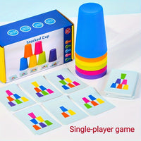 Juego de rompecabezas de vasos apilables educativos - StackSmart