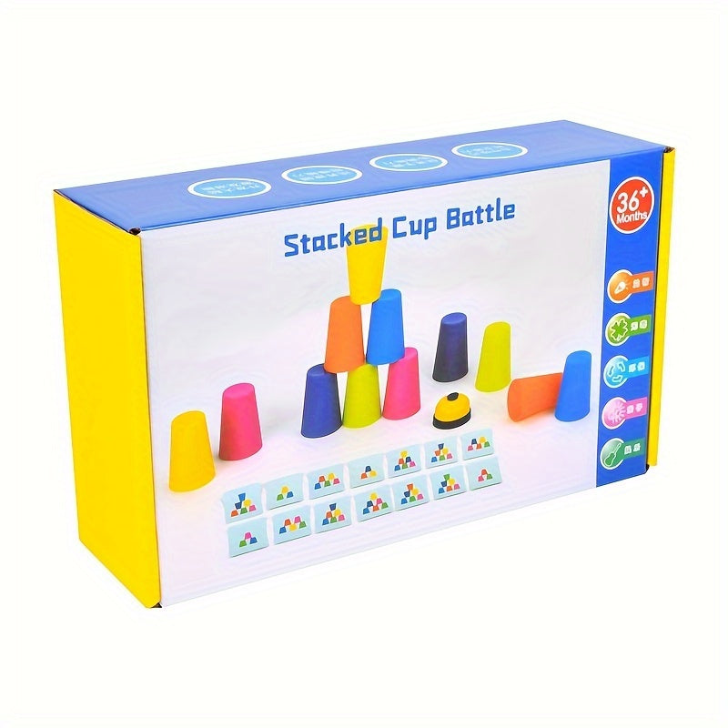 Juego de rompecabezas de vasos apilables educativos - StackSmart