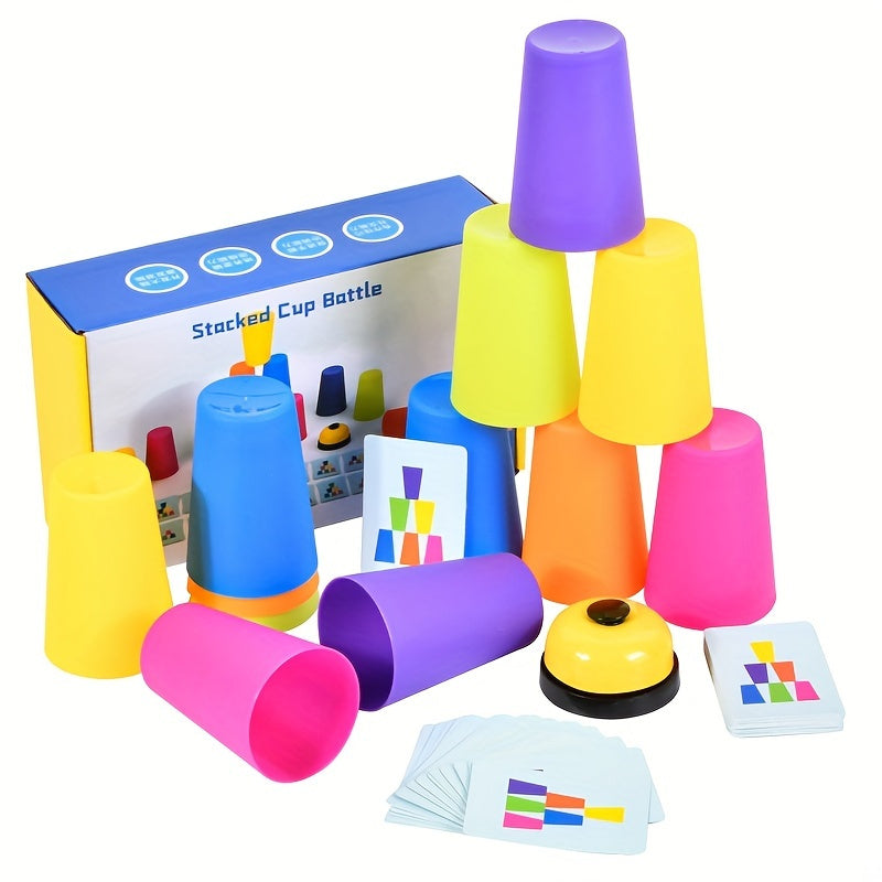 Juego de rompecabezas de vasos apilables educativos - StackSmart