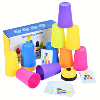 Juego de rompecabezas de vasos apilables educativos - StackSmart