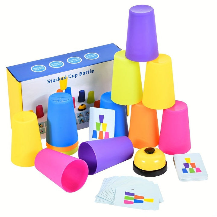 Juego de rompecabezas de vasos apilables educativos - StackSmart