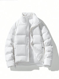 Oversize fluorescerende herre-vinterjakke – Vigoro