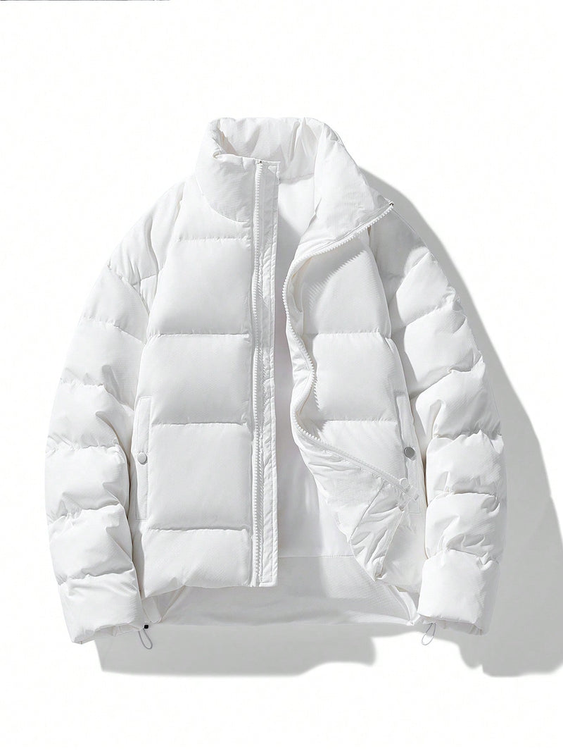 Oversize fluorescerende herre-vinterjakke – Vigoro