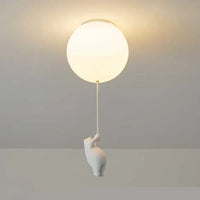 Lámpara de techo infantil con oso y globo - CloudBear