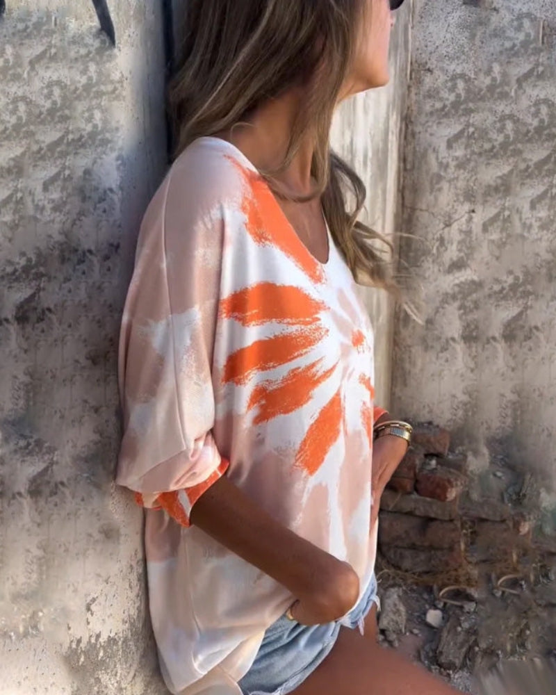 Comfortable & Versatile Women's Shirt with Crew Neck – Maila
