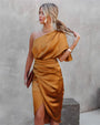 Trendige Seidenfestkleid - Celina