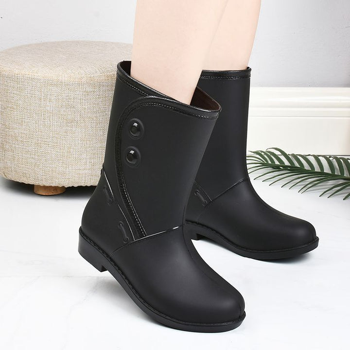 Women's waterproof rain boots & comfortable with anti-slip sole – Elora