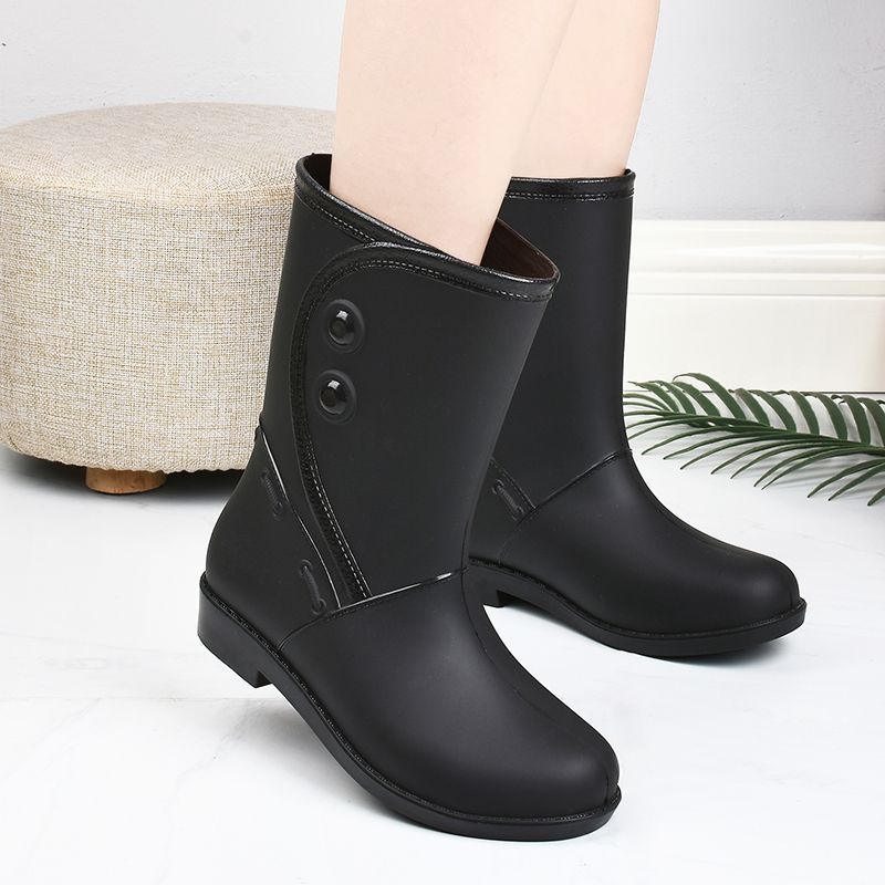 Women's waterproof rain boots & comfortable with anti-slip sole – Elora
