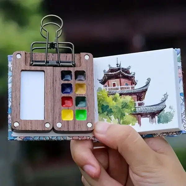 Kompakte Kreativität – überall und jederzeit – KunstZet Aquarellset