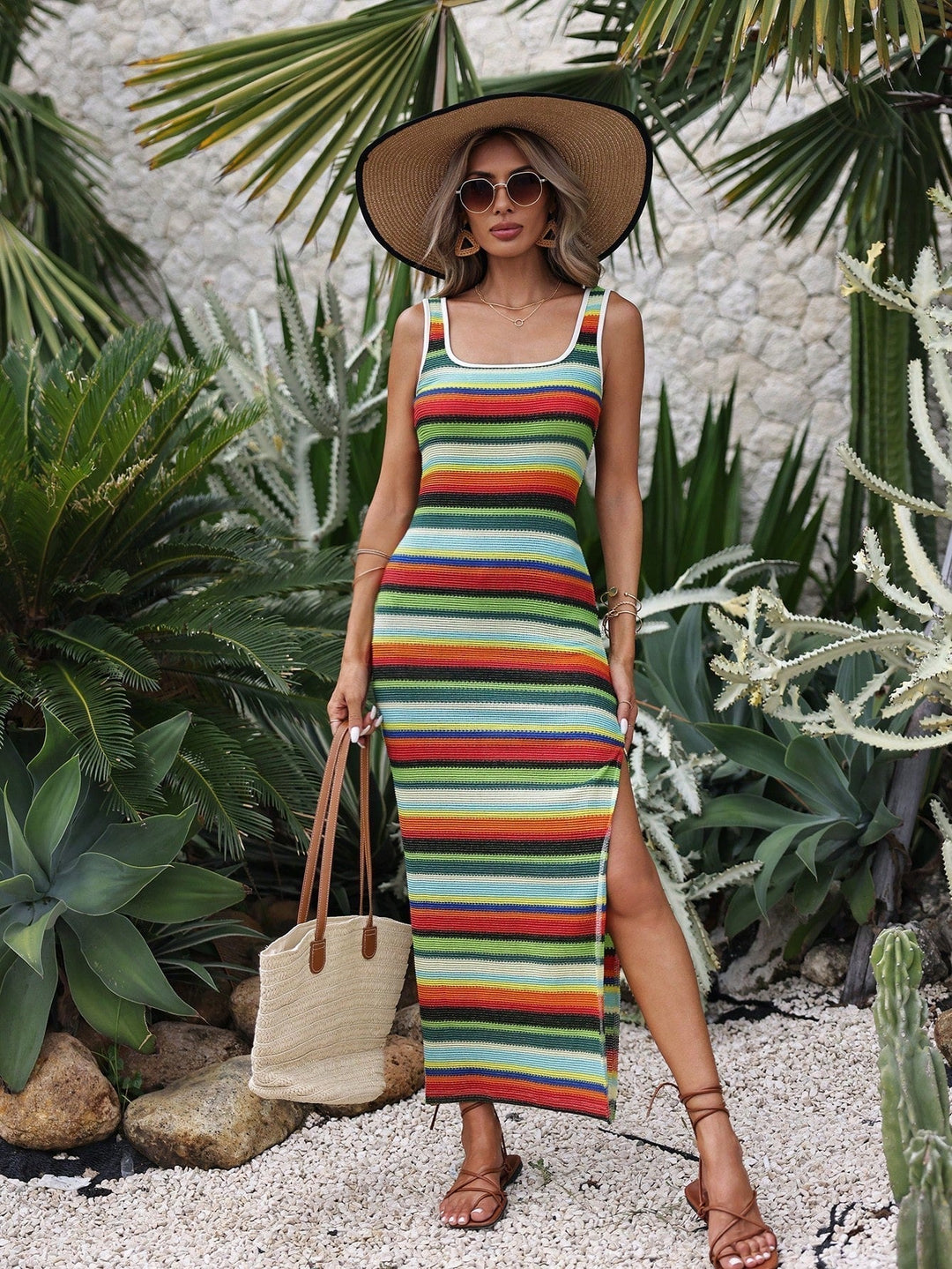 Ibiza-stil strandkjole med boheme-flair – Solea