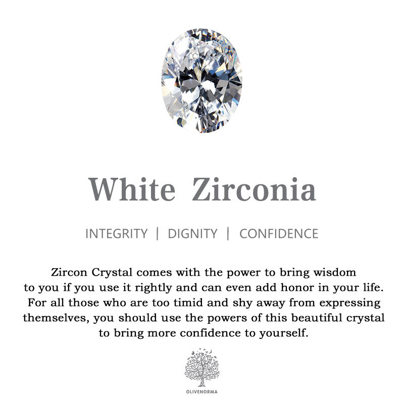 Conjunto de joyería de moosachat y circonio blanco – Lana