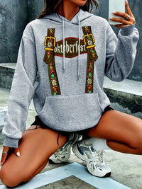 Traditional Women's Hoodie – Katharina Oktoberfest 2025