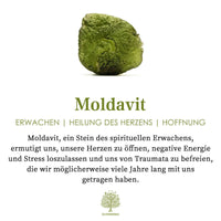 Fine Natural Moldavite Necklace – Lyra