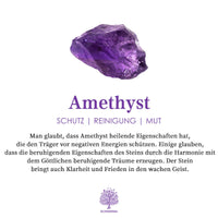 Natural Crystal Amethyst Healing Necklace – Lyra