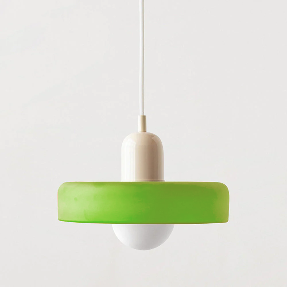 Lámpara colgante colorida estilo Bauhaus - StiloGlas