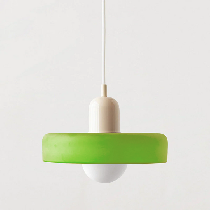 Lámpara colgante colorida estilo Bauhaus - StiloGlas