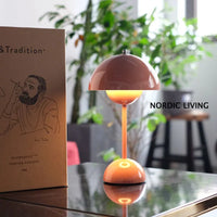 Trendy Mushroom-Shaped Designer Lamp - MushLuxe