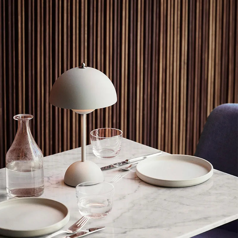 Trendy Mushroom-Shaped Designer Lamp - MushLuxe