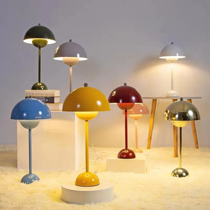 Trendy Mushroom-Shaped Designer Lamp - MushLuxe