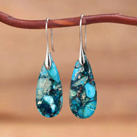 Dråbeformede Kaiserstein-øreringe – Amara