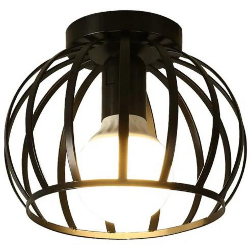 Trendy industriel loftlampe med åbent design - ForgeLight